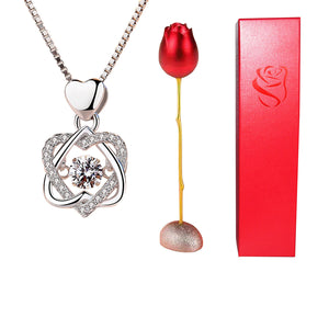 EverRose™ - Eternal Love Necklace & Rose Set
