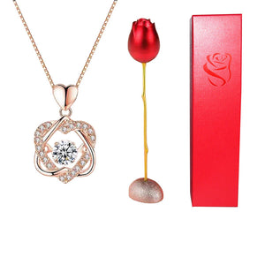 EverRose™ - Eternal Love Necklace & Rose Set
